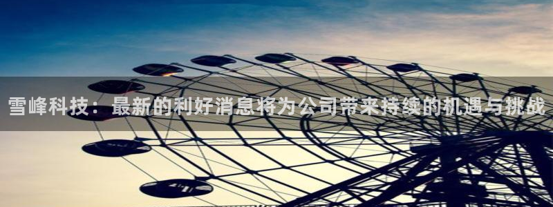 雪峰科技：最新的利好消息将为公司带来持续的机遇与挑战